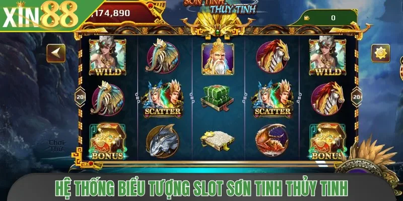 Hệ thống biểu tượng slot Sơn Tinh Thủy Tinh 